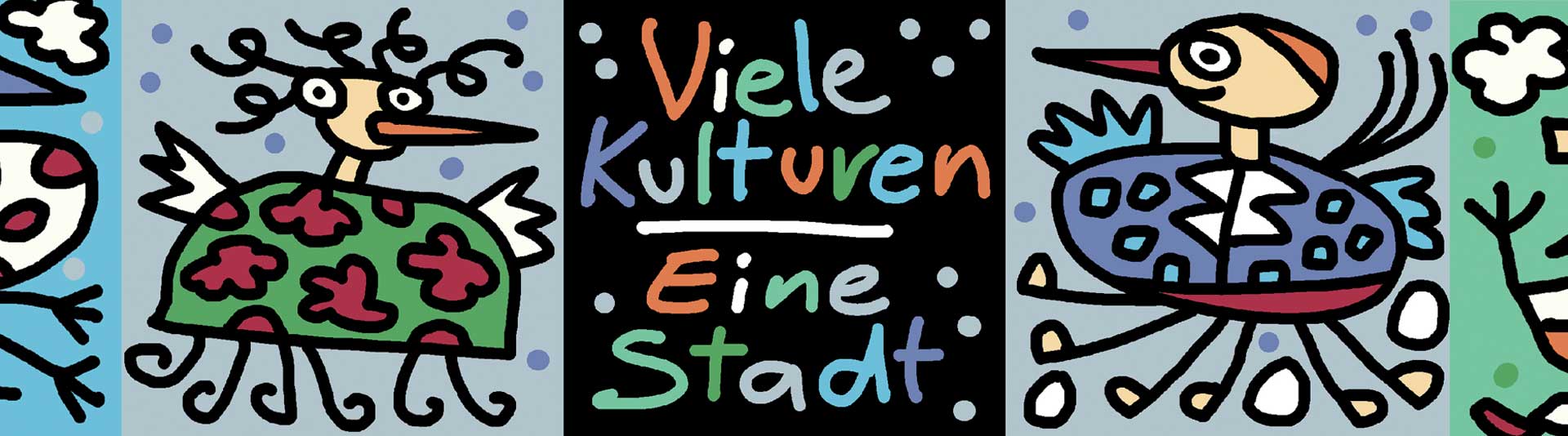 Viele Kulturen eune Stadt